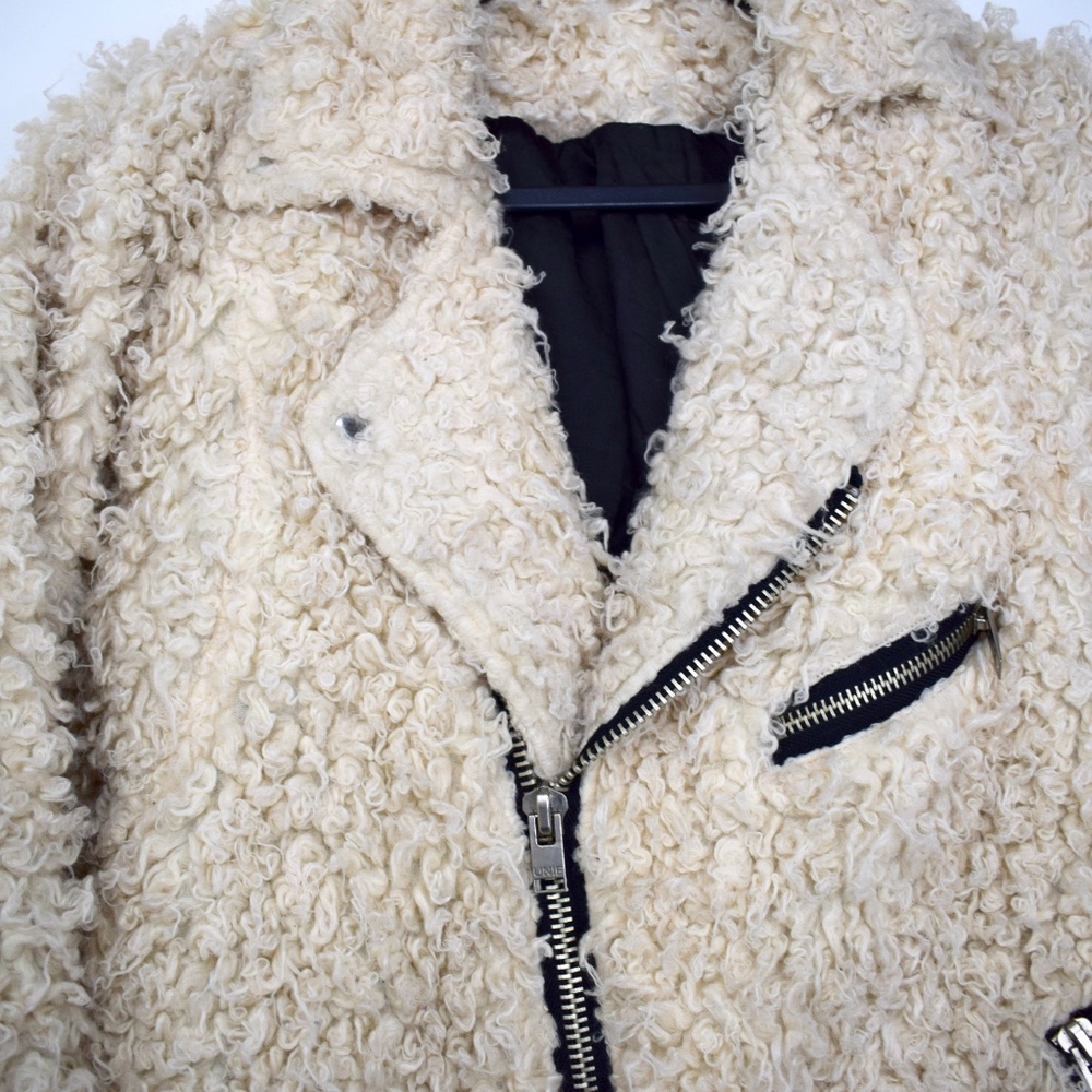 Unif Cream Fuzzy Jacket - image 4